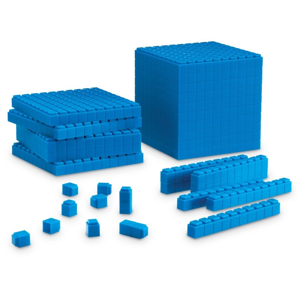 Base Ten Interlocking Plastic Rods Class Set - 6 years and above 823 pieces