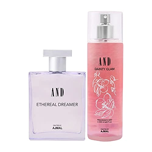 Ethereal Dreamer Eau de Parfum - 100ml + Dainty Glam Body Mist - 200ml + Parfum Testers