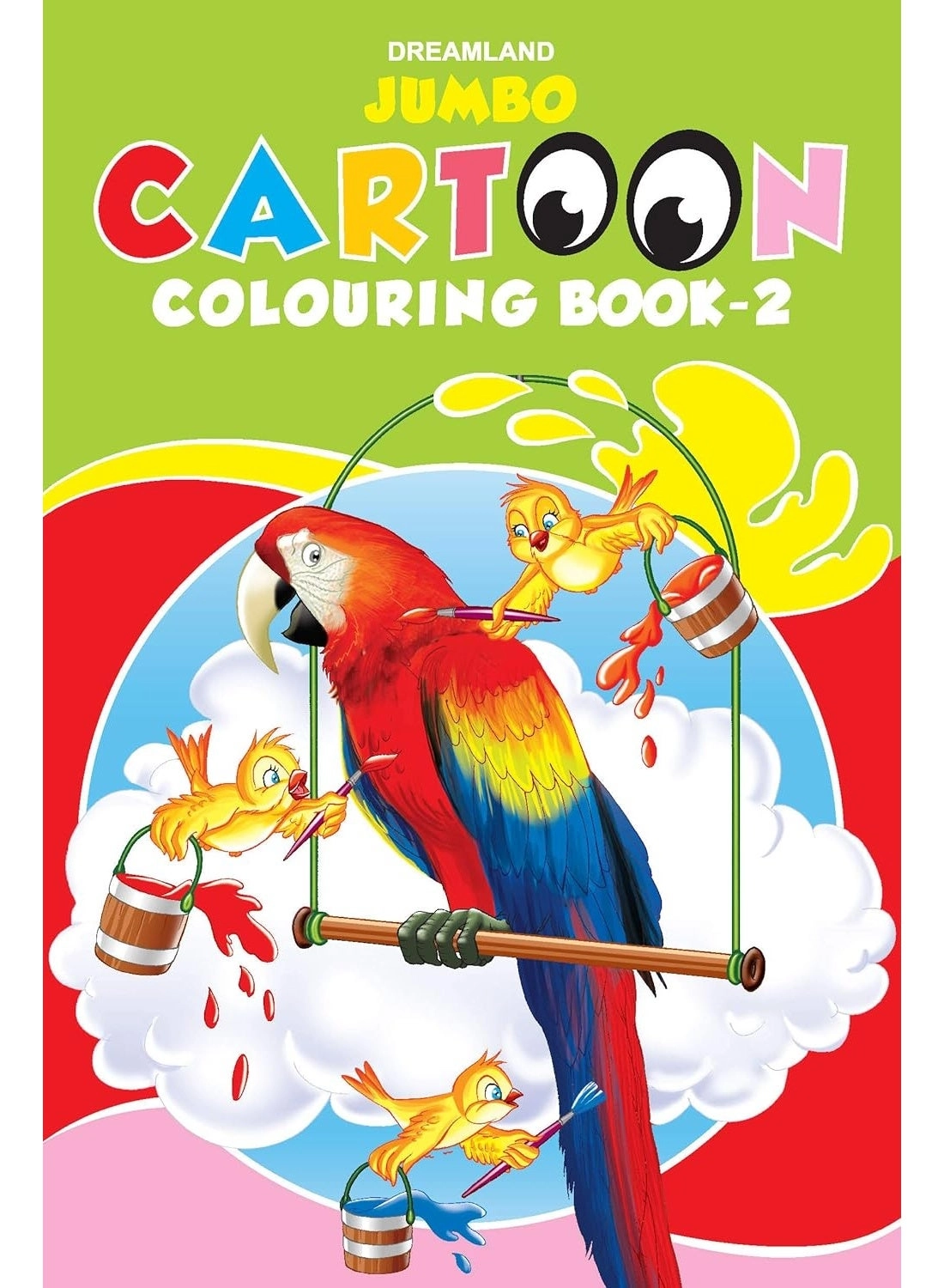 Jumbo Cartoon Colouring Book (Book 2)