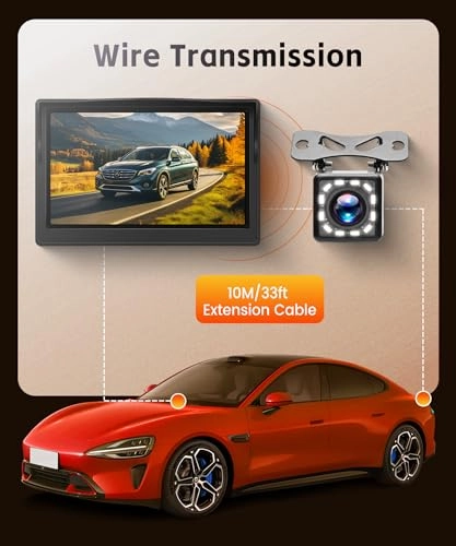 Reversing Camera - Colour Night Vision 3.5 m Cigarette Lighter