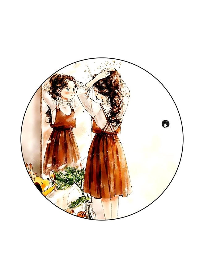 Girl Printed Mouse Pad