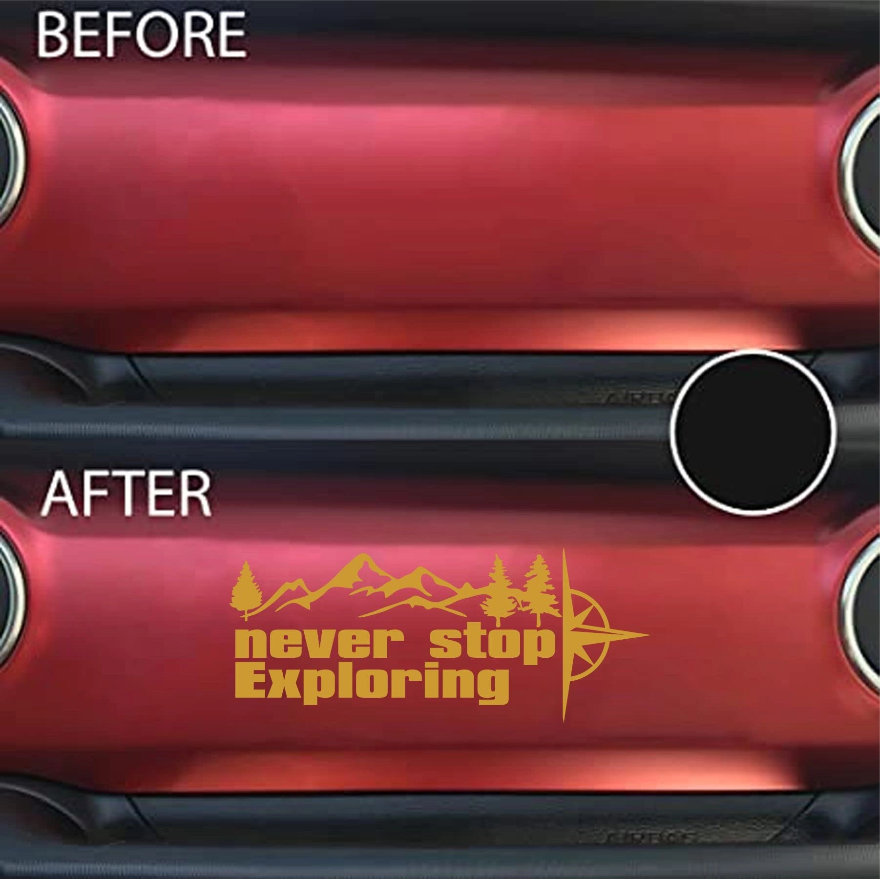 Car Dashboard Stickers