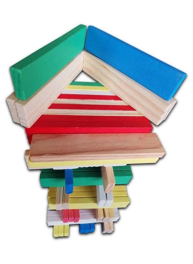 Wooden Puzzle Building Blocks - 36 months - 5 years 150 pieces