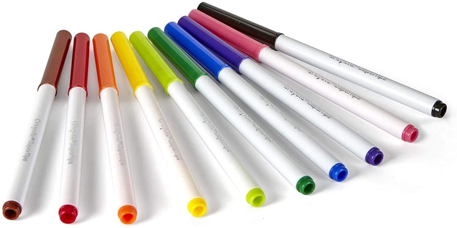 Super Tips Markers - 10 Multi Colour