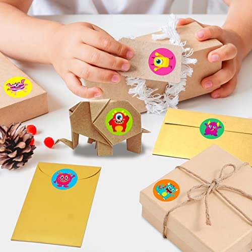 Cartoon Monster Sticker Book 600 pcs