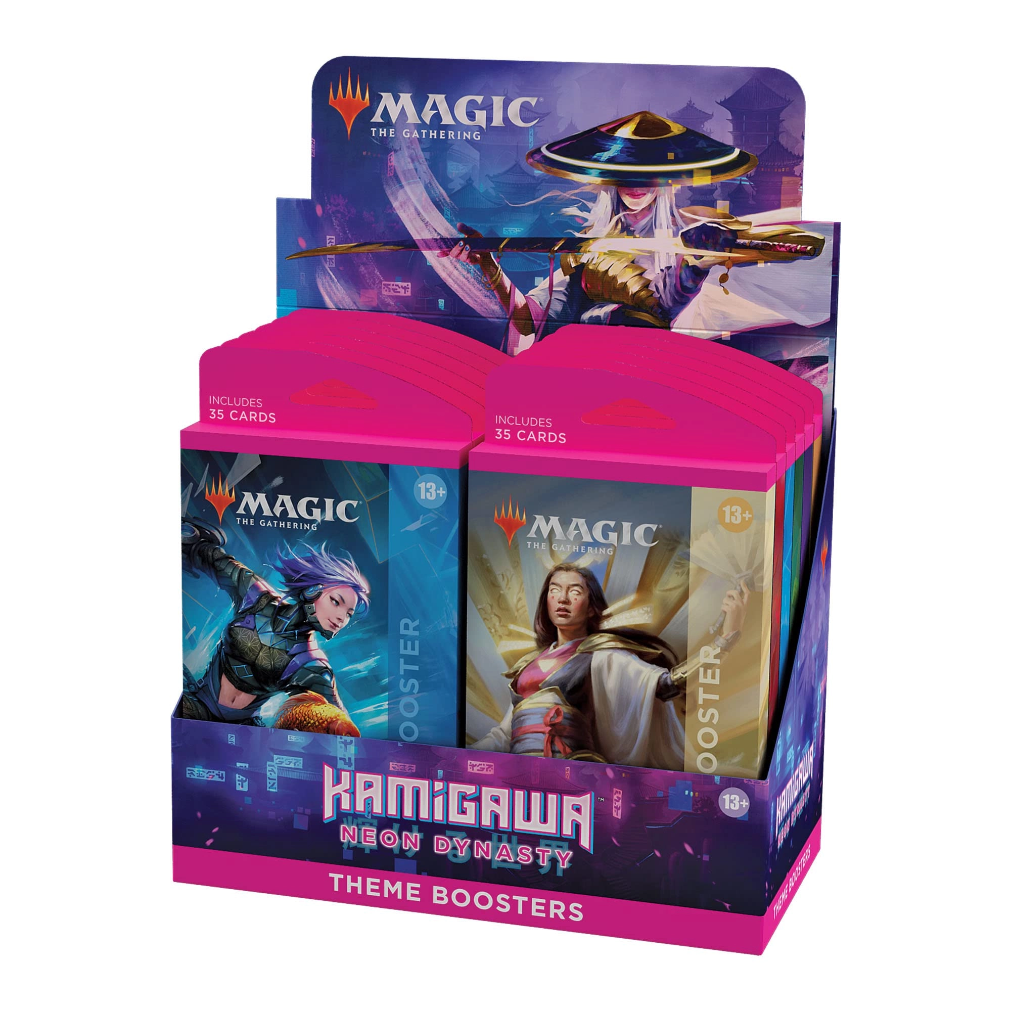 Wizards of the Coast Kamigawa Neon Dynasty Theme Booster Display - English 12pcs - 35pcs