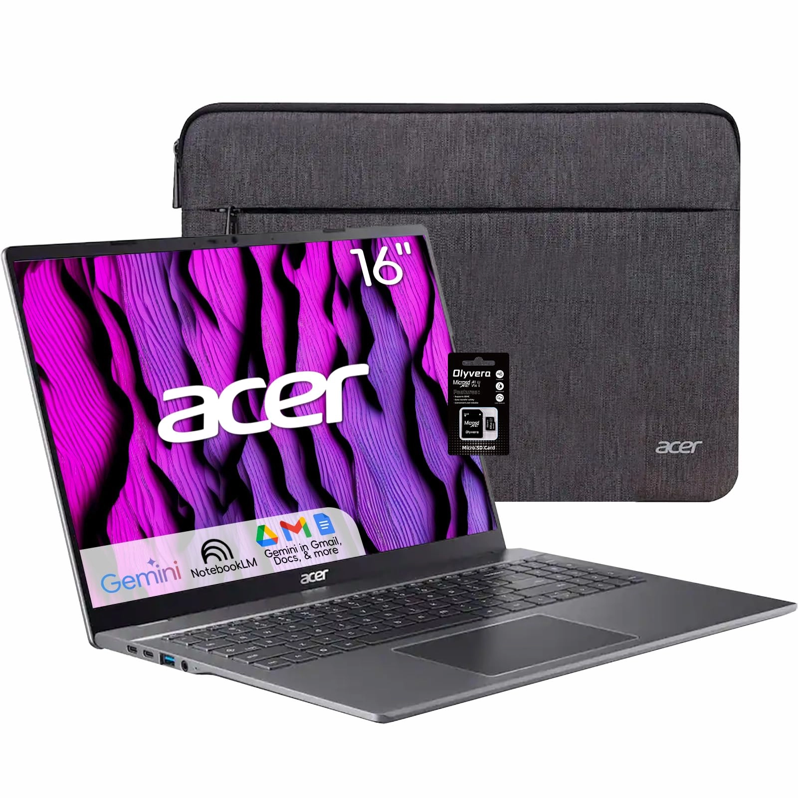 Acer Chromebook Plus 516 - 16'' 128GB 8GB i3-1315U