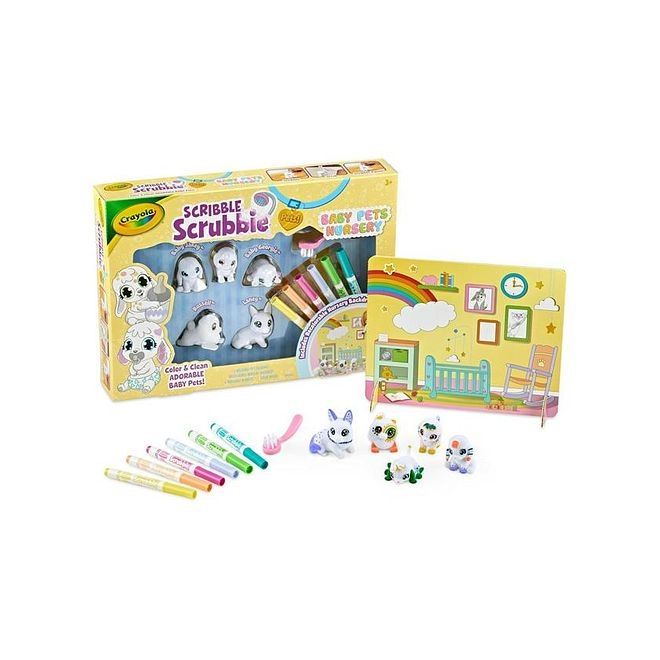 Crayola Scribble Scrubbie Pets - 3+ years 12 pcs