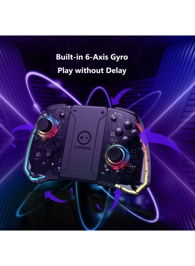 KS40 - Transparent GREY Nintendo Switch