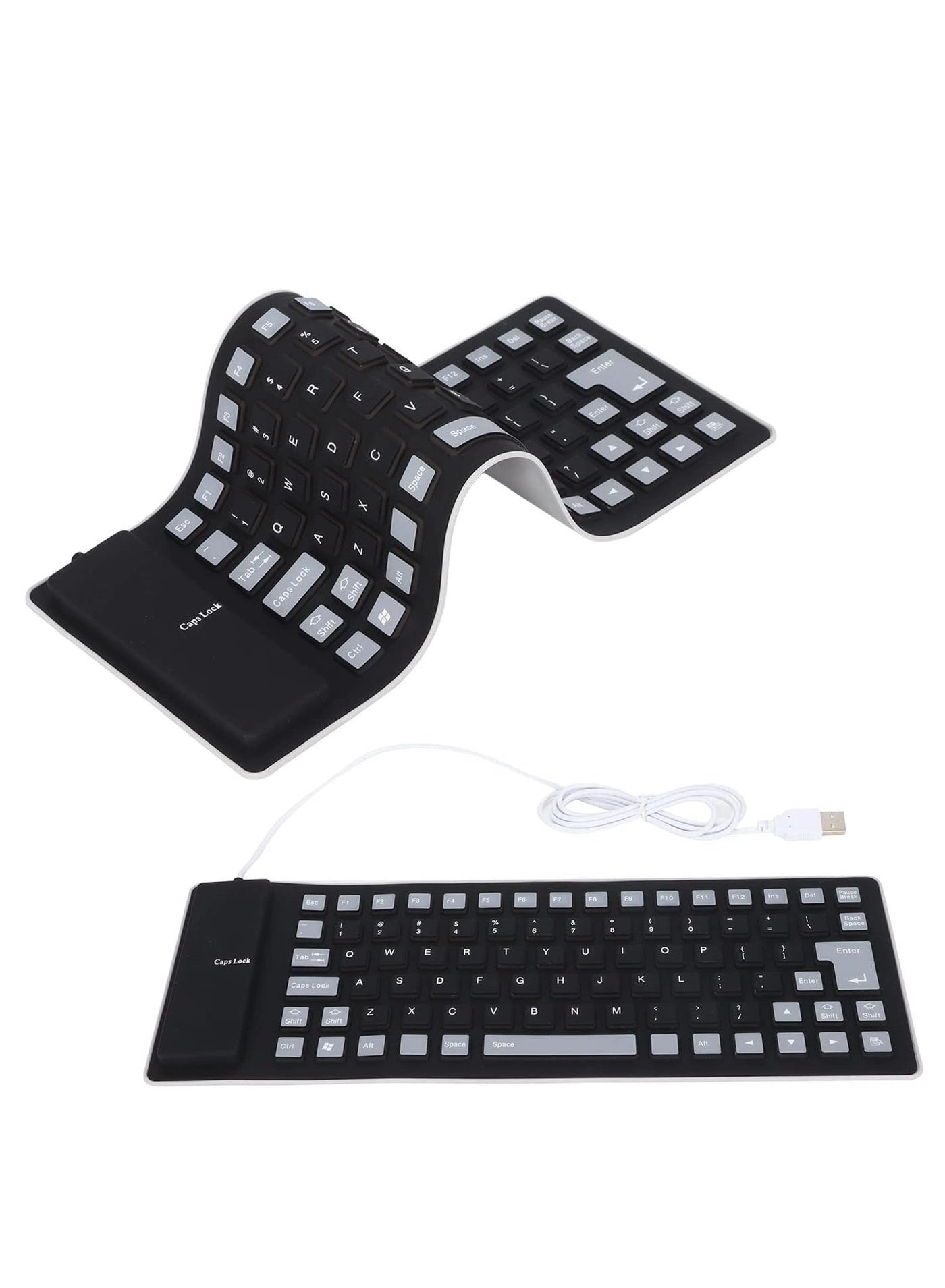 Foldable Flexible Keyboard - Wired