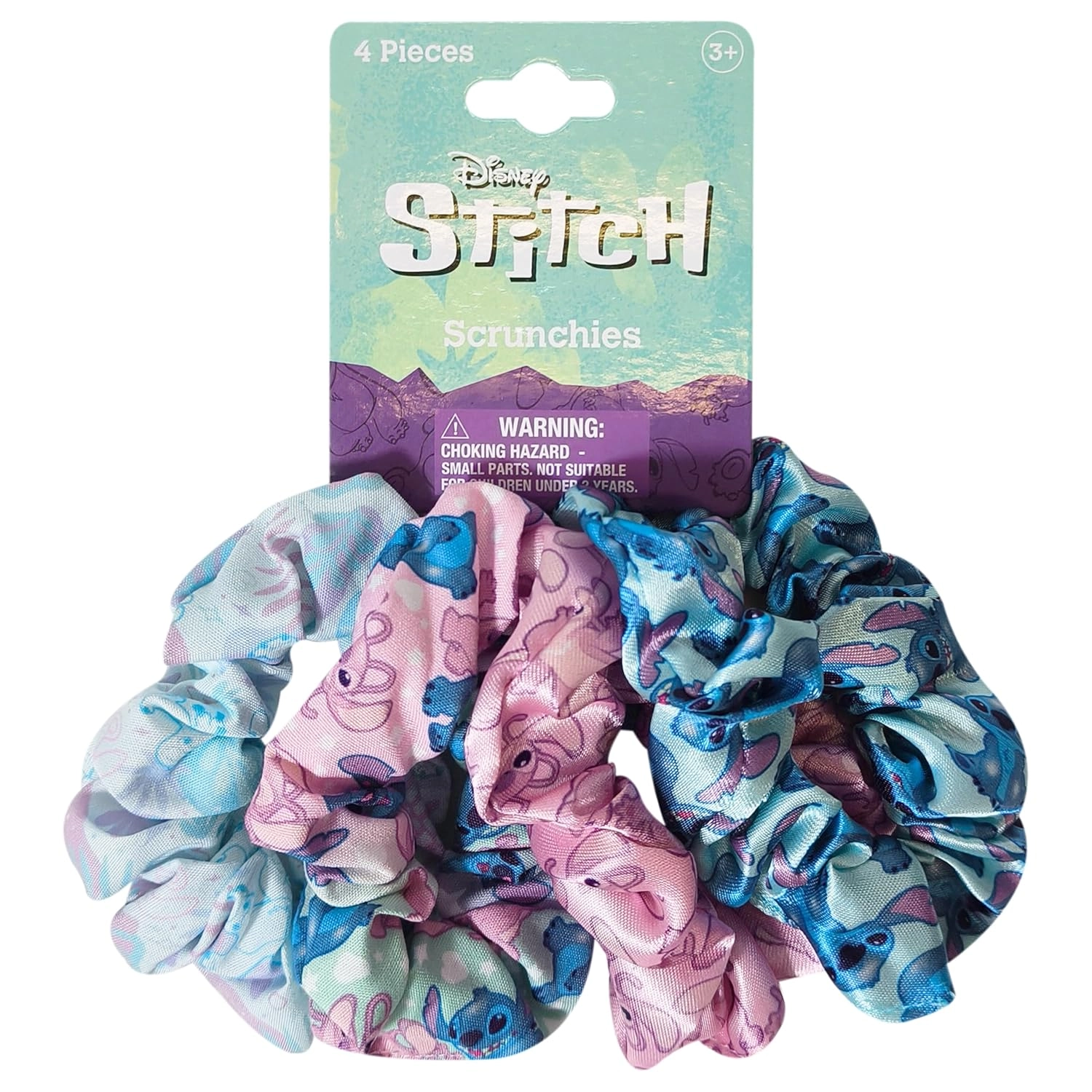luv her Disney Stitch Scrunchies - 4 Girls Large