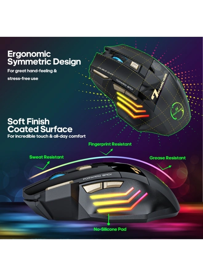 Gaming Mouse - Bluetooth 5.1 2.4GHz Wireless