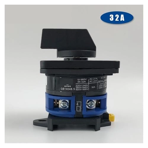 LW28-32 - 32A Rotary Switch Panel Mounted