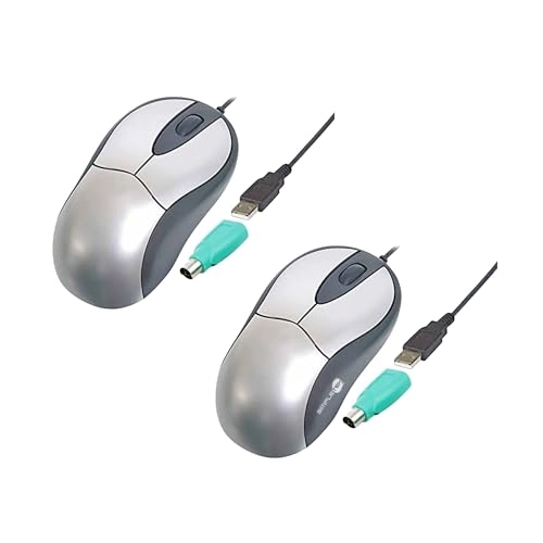 Ergonomic Combo Optical Mouse - PS/2 USB