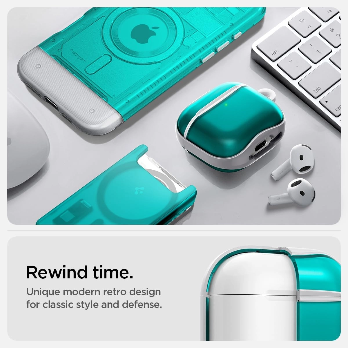 Ultra Hybrid - Earbuds Case for Apple AirPods 4 Wireless Charging Compatible