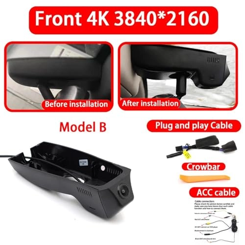 Dash Cam for Cadillac SRX 2010-2016 - 4K 2160P