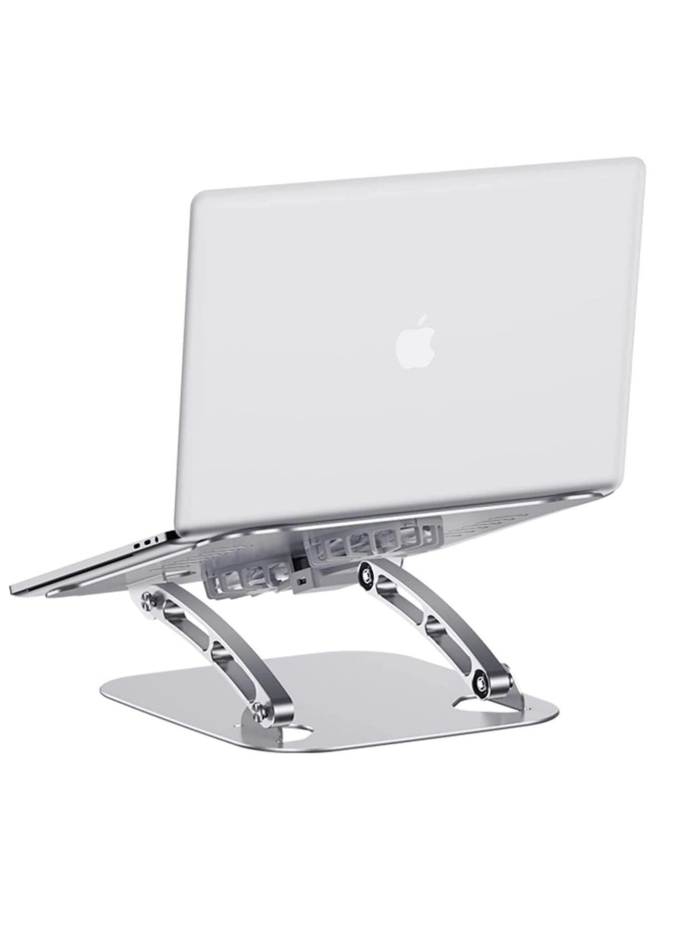 Laptop Stand with Cooling Fan V4 - Adjustable Height White