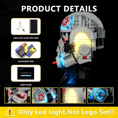 Light Kit for LEGO 75429 AT-AT Driver Helmet - Star Wars 5V