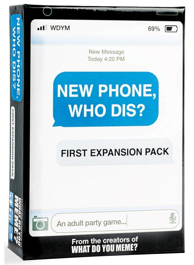 What Do You Meme? New Phone, Who Dis? Expansion Pack - 45 Inbox Cards And 135 Reply Cards