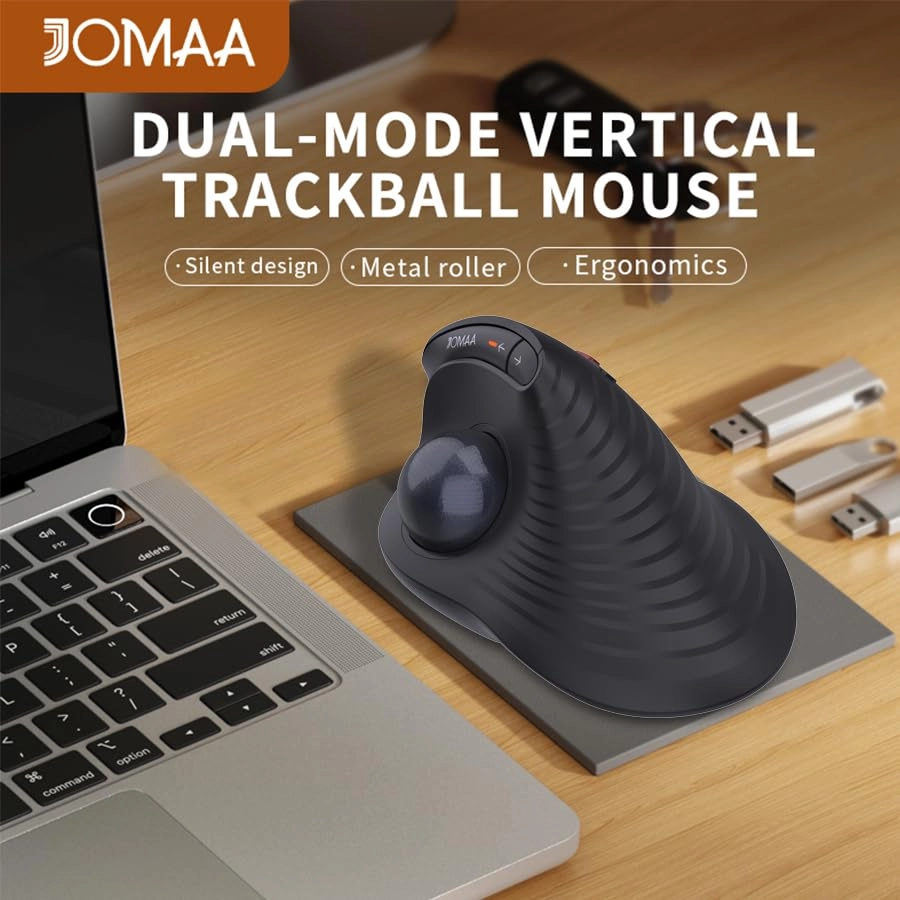 Ergonomic Trackball Mouse - Wireless