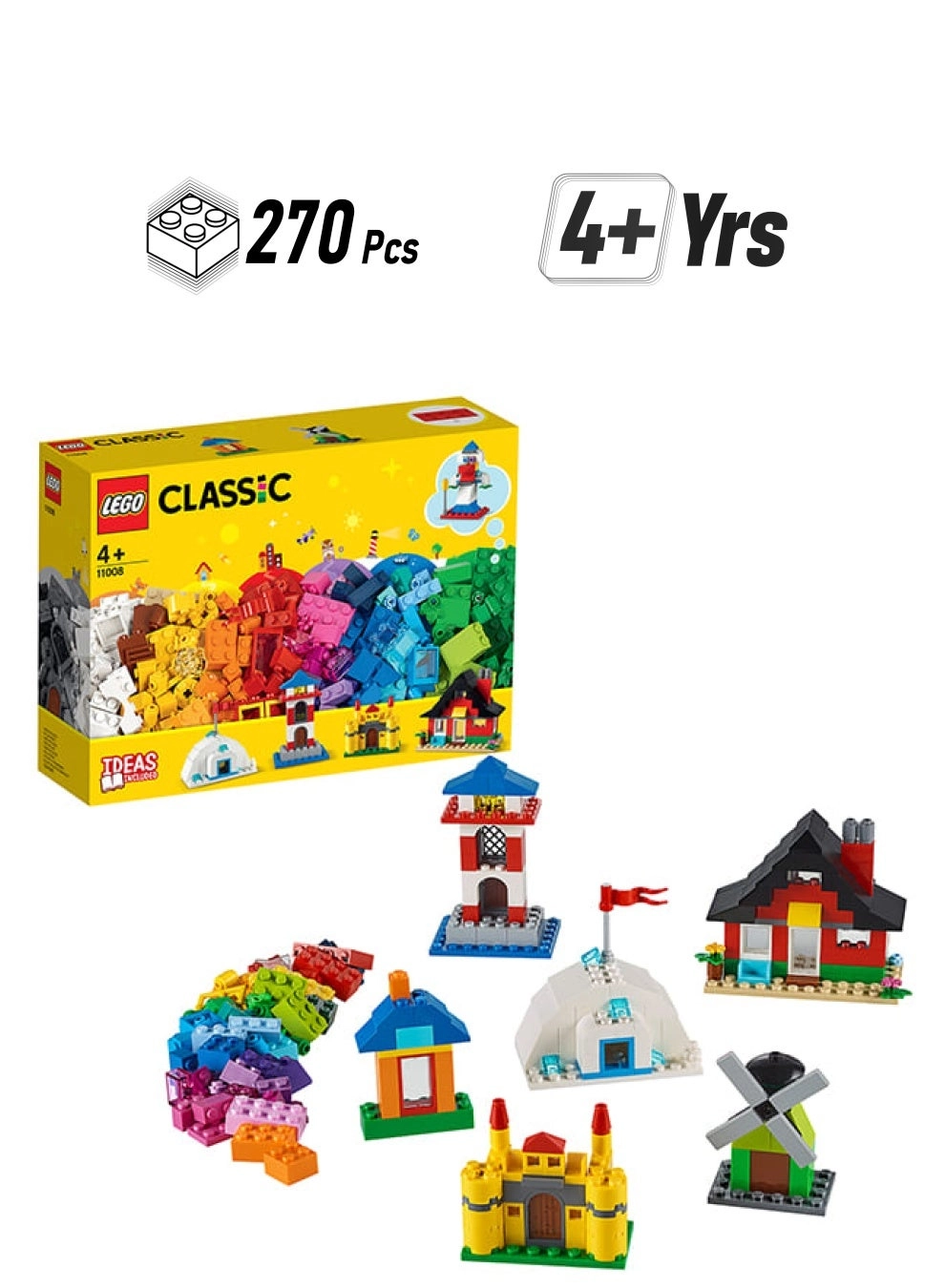 LEGO Classic Bricks And Houses (11008) - Multicolour