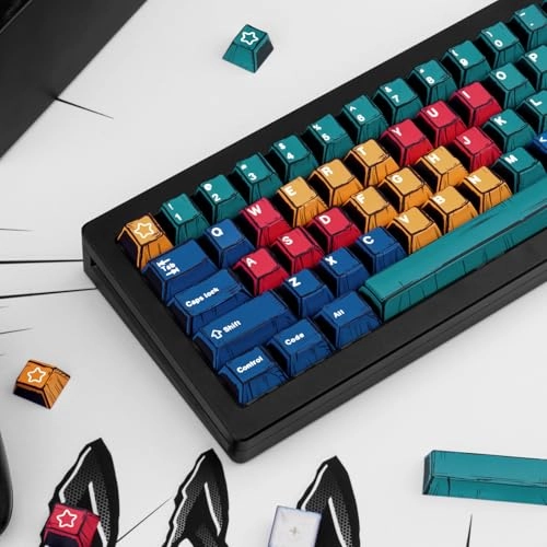 PBT Manga Keycaps - ANSI ISO Alice USB
