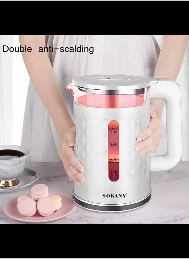 SOKANY Glass Water Boiler - 2.3L