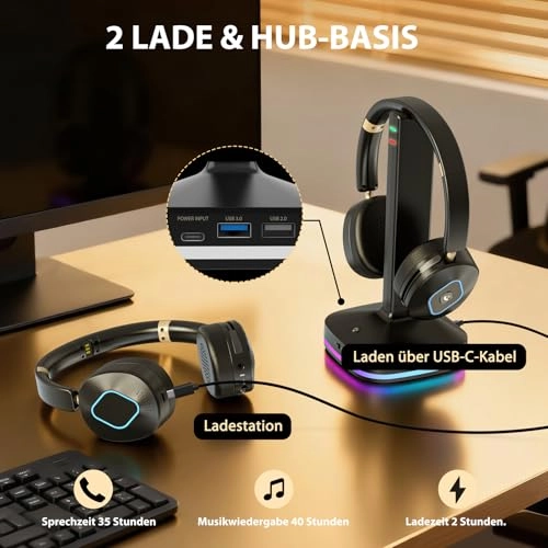 BT186H2-C-D Wireless Headset