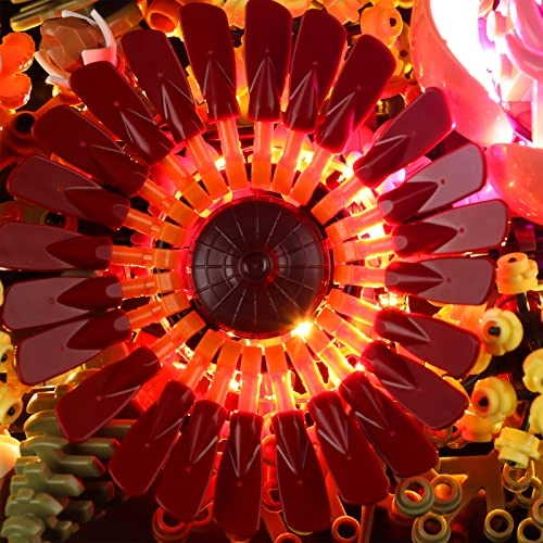 LED Light Kit for LEGO Dried Flower Centerpiece 10314 - USB Powered Copper