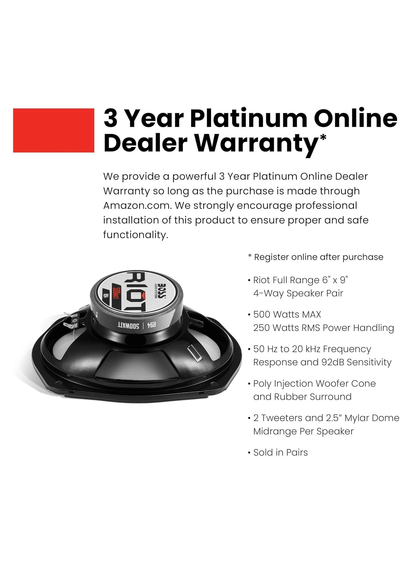 R94 - 6 x 9 Inch 4 Way