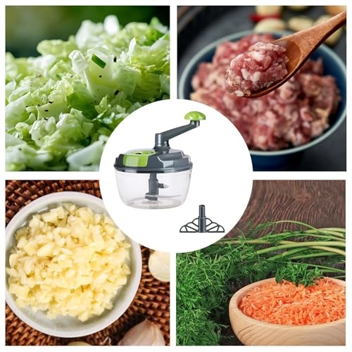Manual Food Chopper - Gray ABS