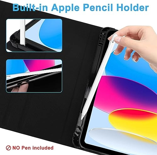Keyboard Case with Pencil Holder for iPad 10th generation 10.9-inch (2022)