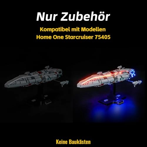 LED Light Set - 75405 Home One Starcruiser compatible USB battery