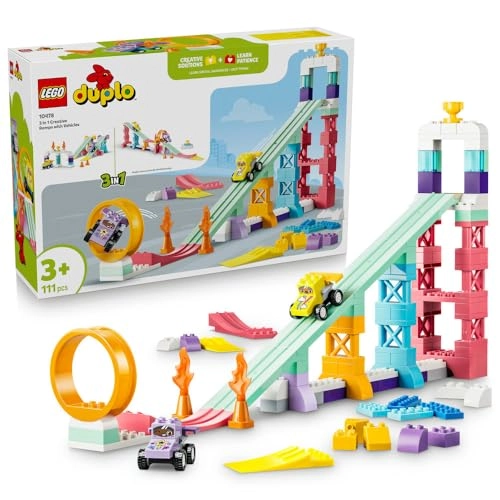 LEGO DUPLO 3 in 1 Creative Ramps with Vehicles
