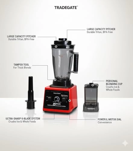 2-in-1 Blender & Grinder - 4500W