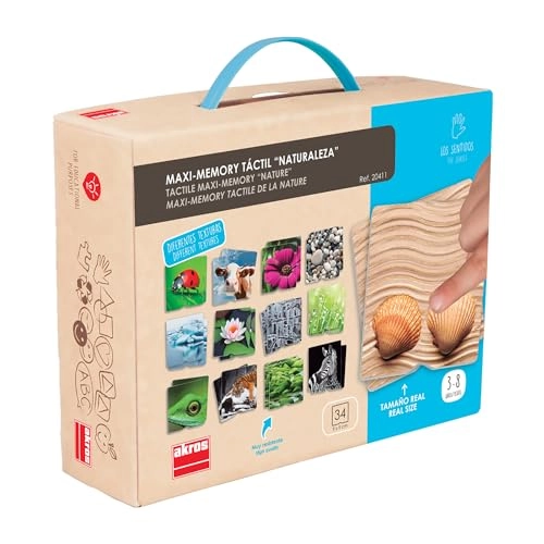 Tactile Maxi-Memory Nature The Senses - 3 years To 8 years 1 pieces