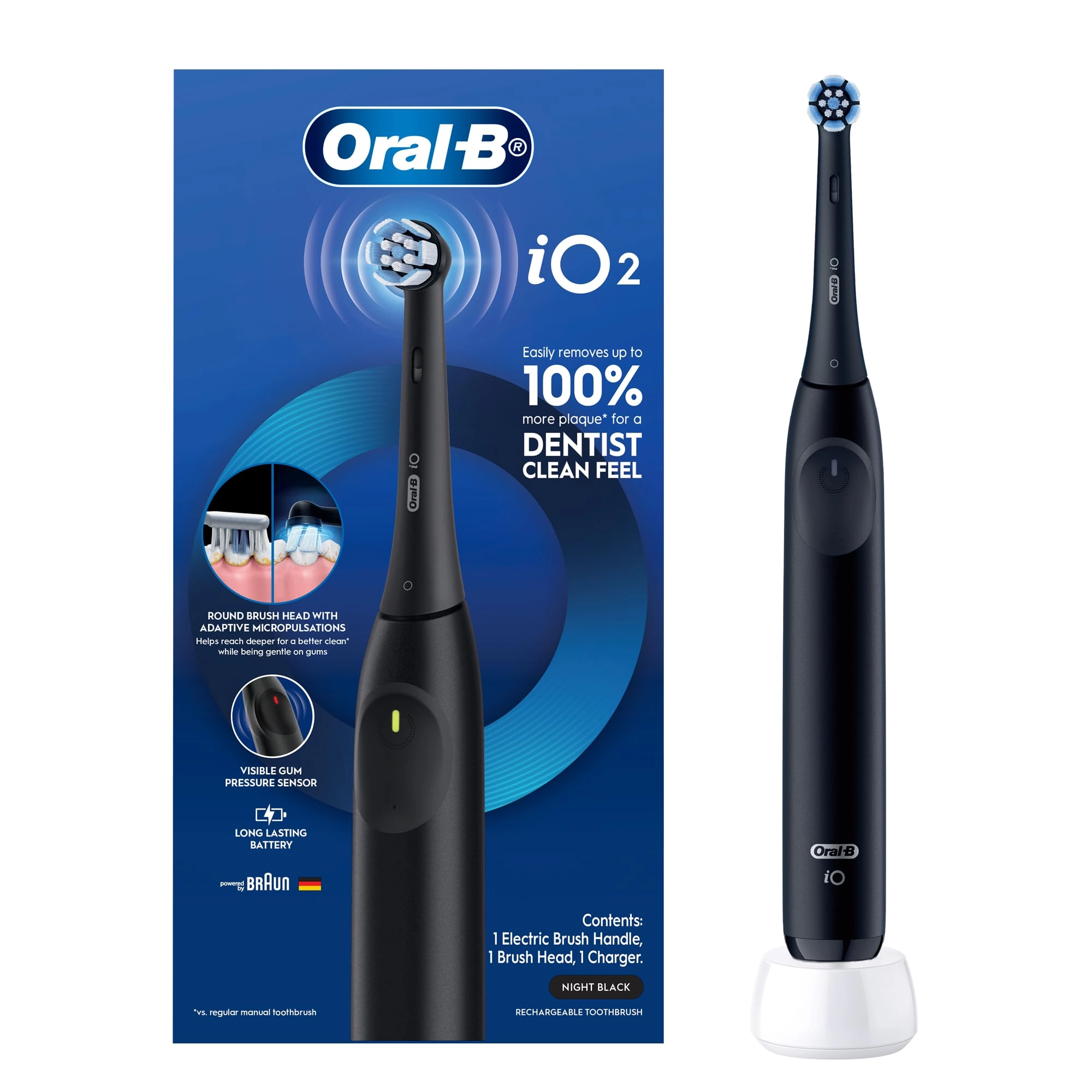 Oral-B iO2 Series 2 - 3 Smart Modes Pressure Sensor
