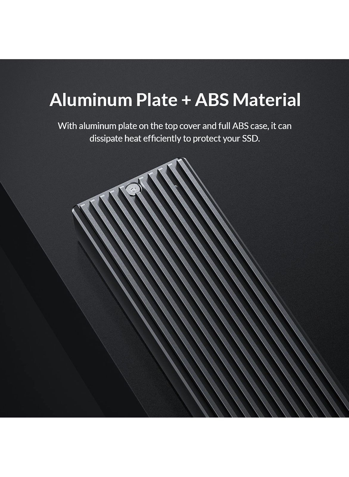 M.2 NGFF NVMe Enclosure - USB 3.2 Type C USB 3.0