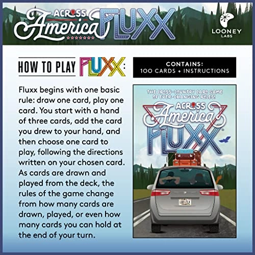 Across America Fluxx - Card Game