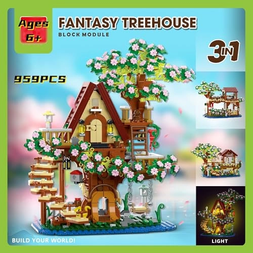 3-in-1 Transformable Tree House - 959 PCS LED