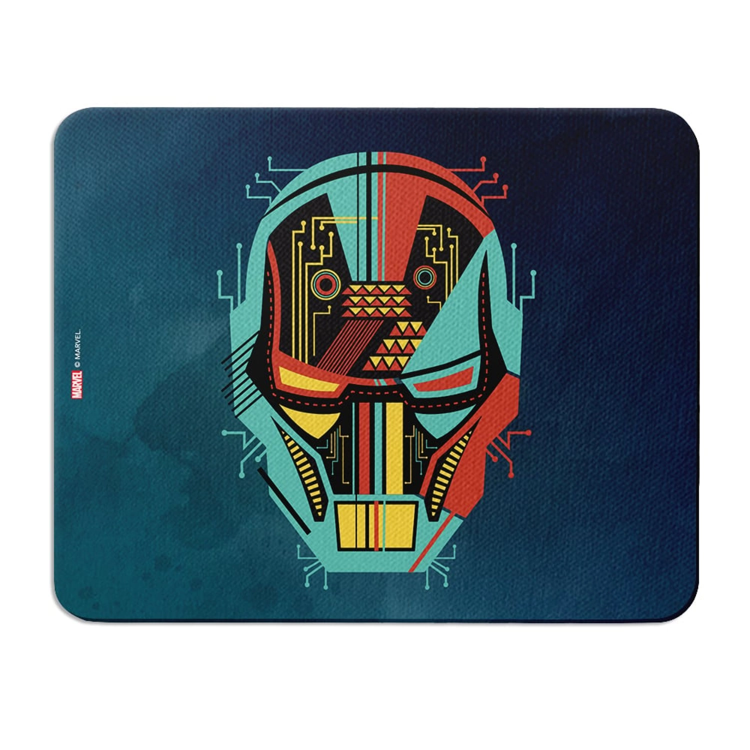 Wackylicious Iron Man Neoprene Mouse Pad - 22x18 cm