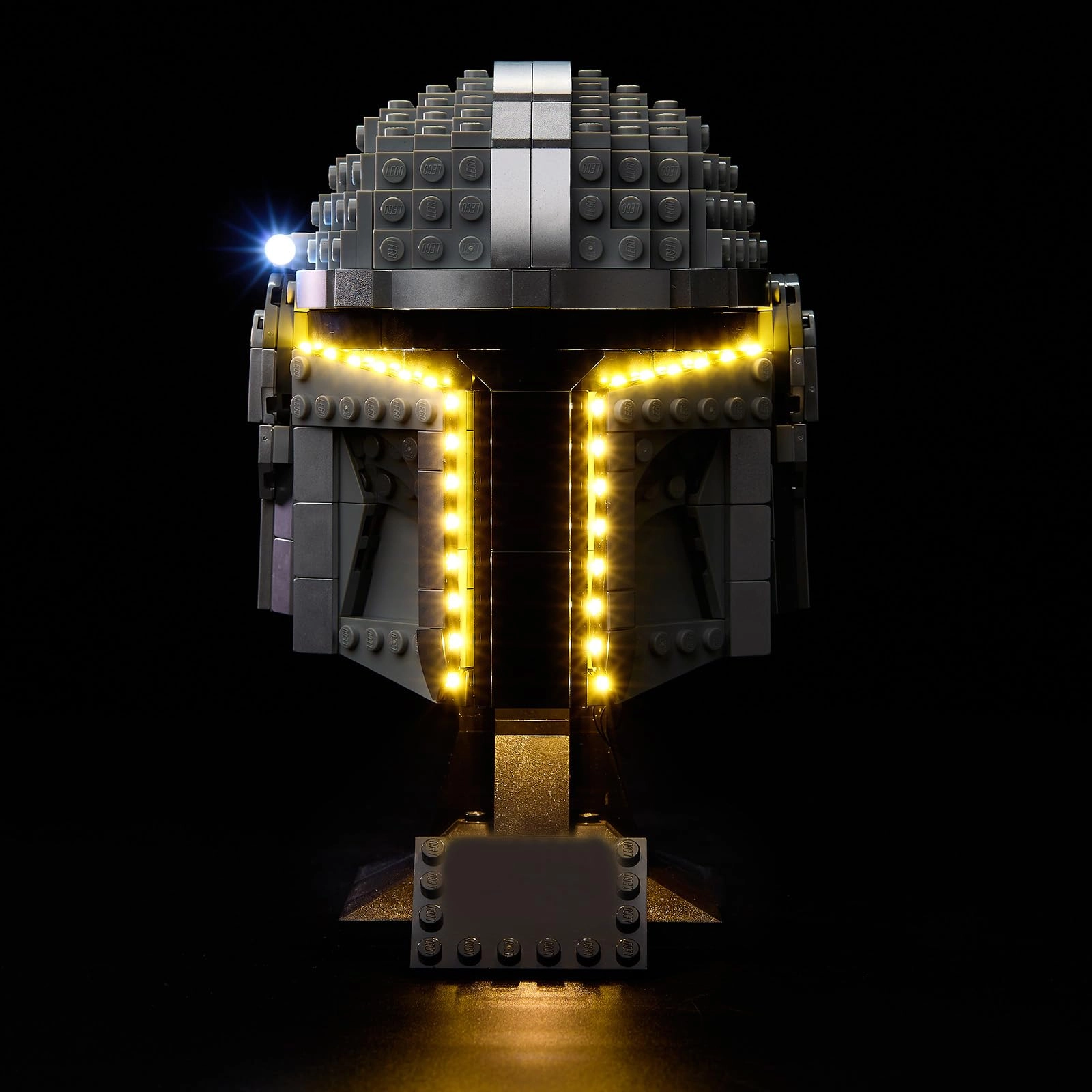 Kyglaring LED Lighting Kit - for Lego Mandalorian Helmet 75328 Classic Version