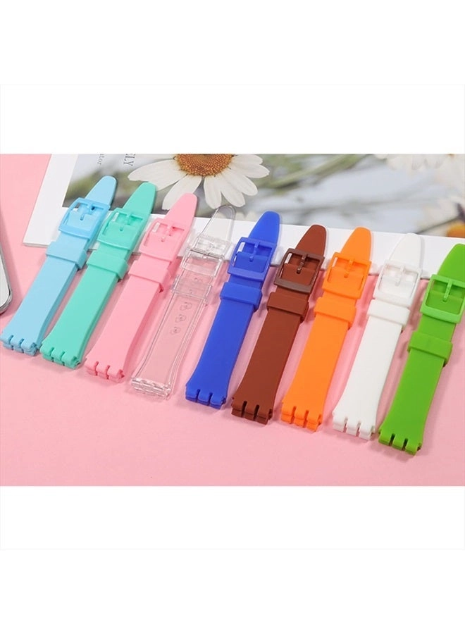 17mm Silicone Watch Band for Swatch