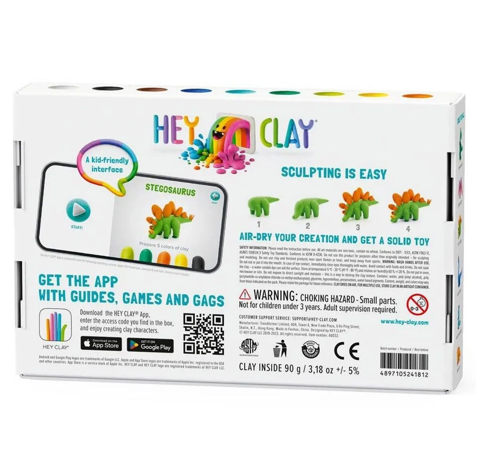 DIY Dinos - Modeling Clay 3+ years 6 cans