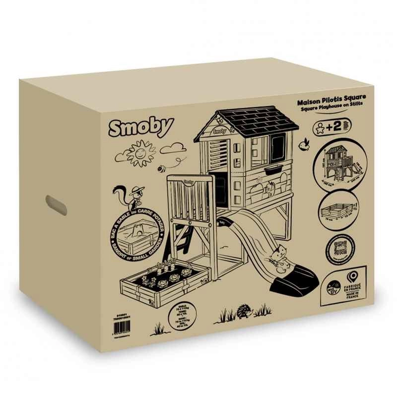 Square Playhouse on Stilts - 1.50 m