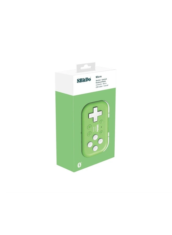 Micro Bluetooth Gamepad - Green Switch Android Raspberry Pi