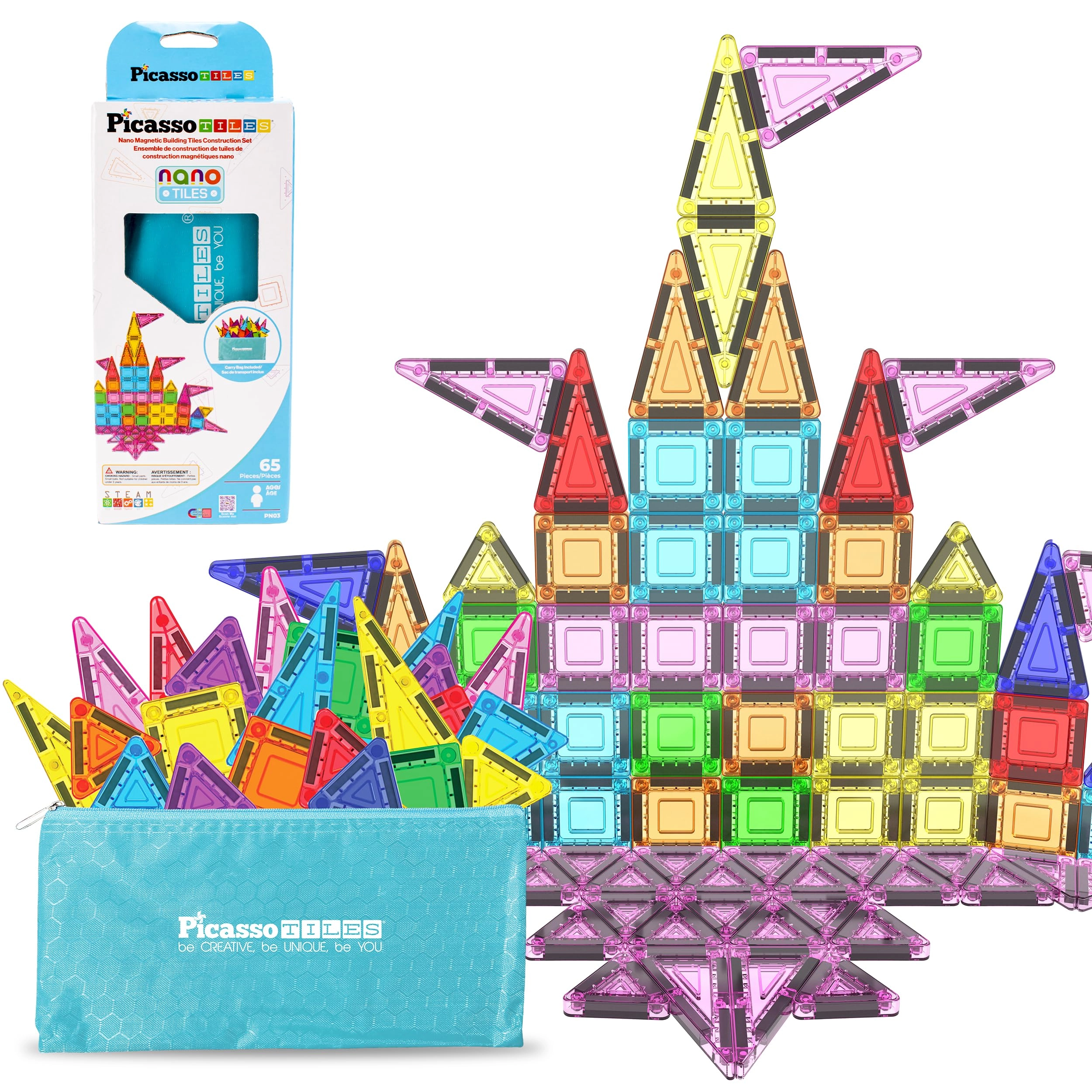 PicassoTiles PN03 - 65pcs