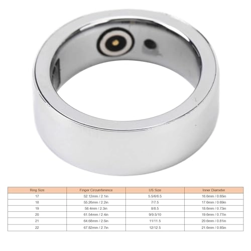 Smart Ring Health Tracker - IPX8 Waterproof 20mah Approx. 7 Days