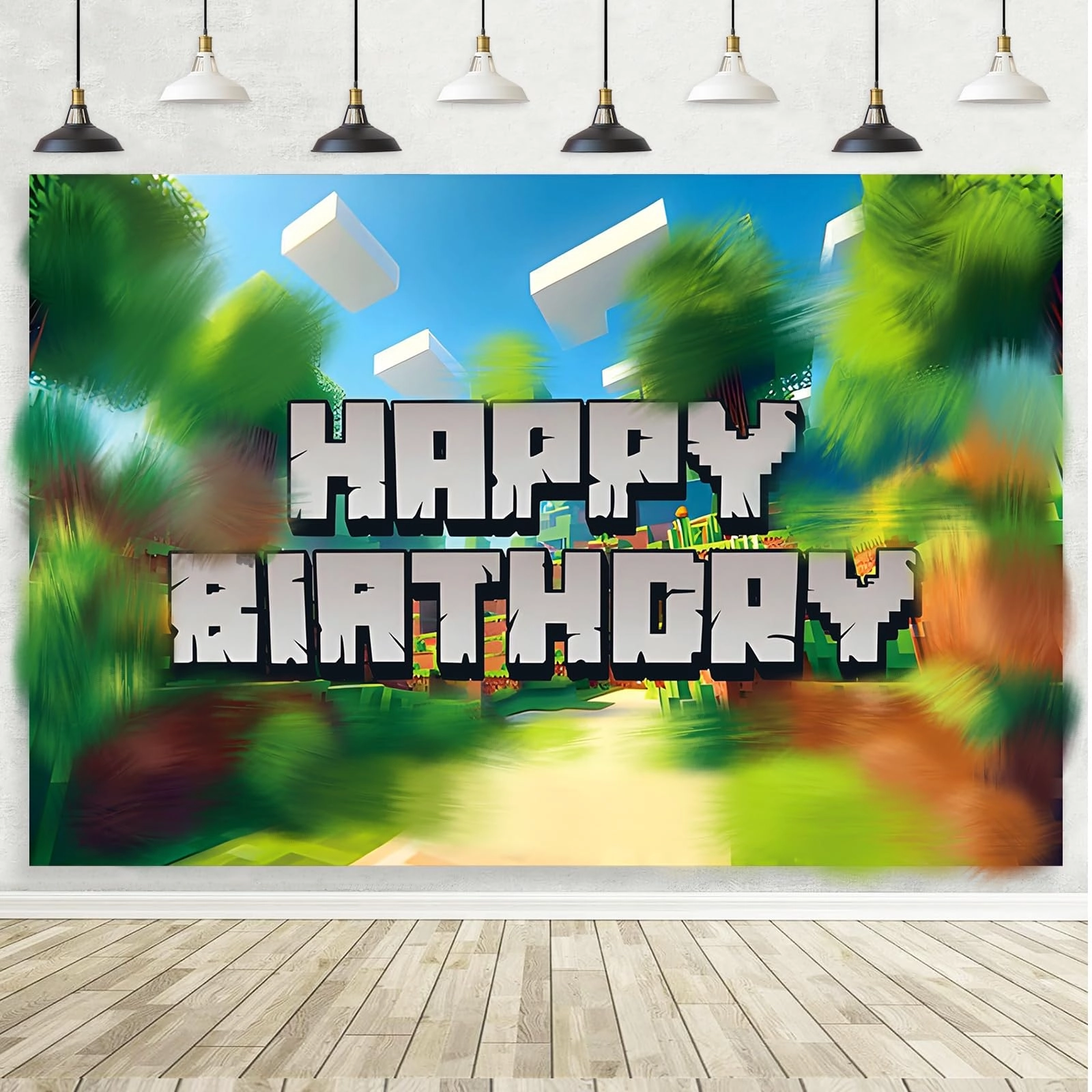 Happy Birthday Backdrop - 1 piece(s)