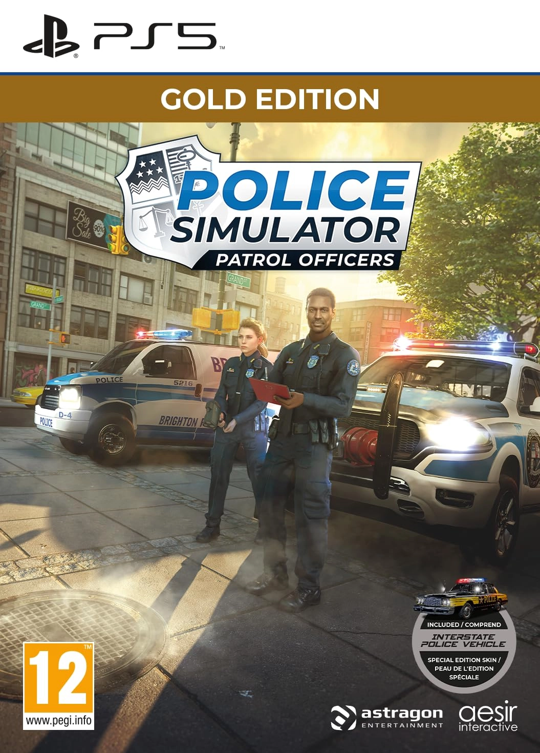 Astragon Police Simulator: Patrol Officers Gold Edition - PlayStation 5